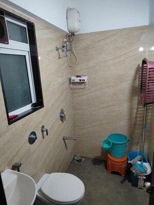 Bathroom in 1 BHK Apartment at Vashishtha Krupa CHS, Kandivali East – for Sale