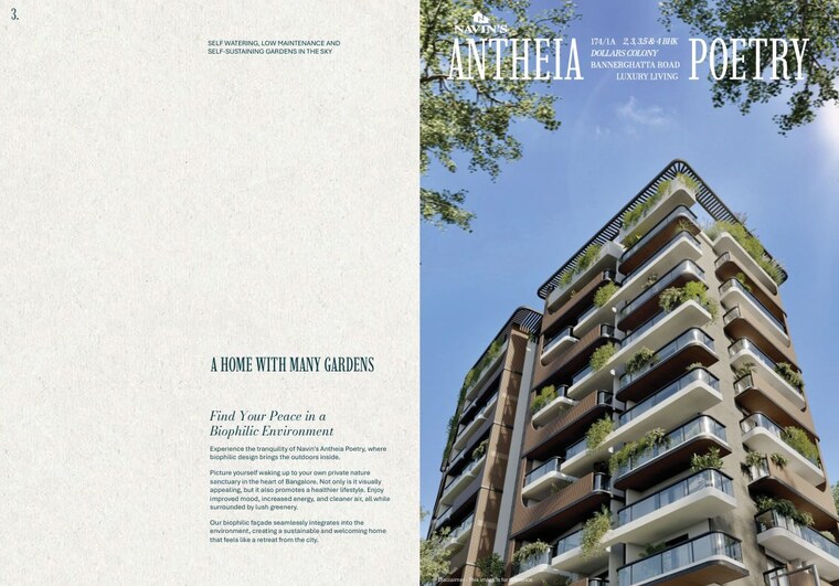 undefined, navins-antheia-poetry 3 Bedroom 2628 Sq.Ft. Apartment In Bilekahalli Bangalore 9742360