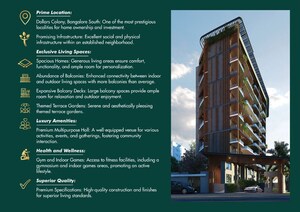 3 BHK Apartment – Exterior View View at Navins Antheia Poetry, Bilekahalli - for Sale