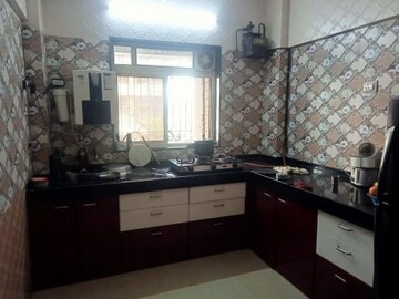 Kitchen in 3 BHK Apartment at Poonam Sagar Complex, Mira Road – for Rent