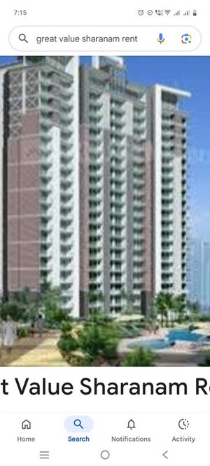 4 BHK Apartment – Exterior View View at Great Value Sharanam, Sector 107 - for Rent