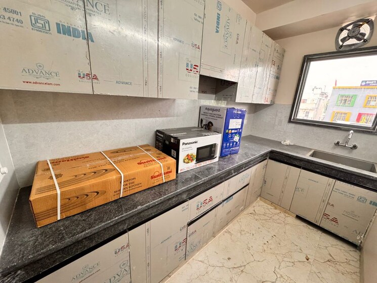 Kitchen, ardee-city 1 Bedroom 700 Sq.Ft. Builder Floor In Sector 52 Gurgaon 9742440