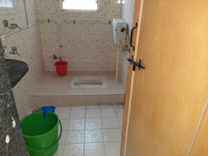 Bathroom in 2 BHK Apartment at Akshay Glory Apartment, Vadgaon Budruk – for Rent