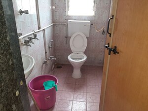 Bathroom in 2 BHK Apartment at Akshay Glory Apartment, Vadgaon Budruk – for Rent