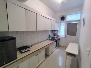 Kitchen in 3 BHK Builder Floor at Bharat Residency Gurgaon, Sector 15 – for Rent