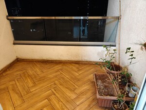 Balcony in 2 BHK Apartment at Vilas Javdekar Yashwin Encore, Wakad – for Rent