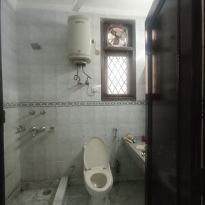 Bathroom in 3.5 BHK Builder Floor at Nehru Enclave – for Rent