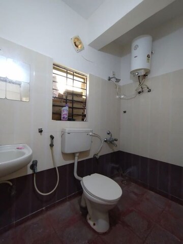 Bathroom in 2 BHK Apartment at Prime Lavender Apartment, Marathahalli – for Rent