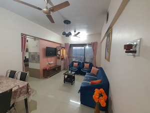 Living Room in 3 BHK Apartment at Eden Woods complex, Manpada – for Rent