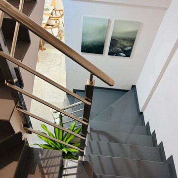 Staircase in 3 BHK Villa at MP 64 Green Meadows, Marunji – for Sale