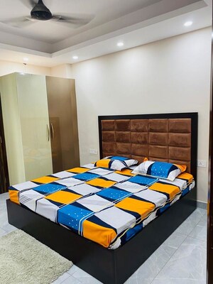 Bedroom in 1 BHK Builder Floor at Ansal Sushant Lok I, Sector 43 – for Rent