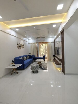 Living Room in 3 BHK Apartment at Indiabulls One Indiabulls, Pokhran Road No Two – for Rent