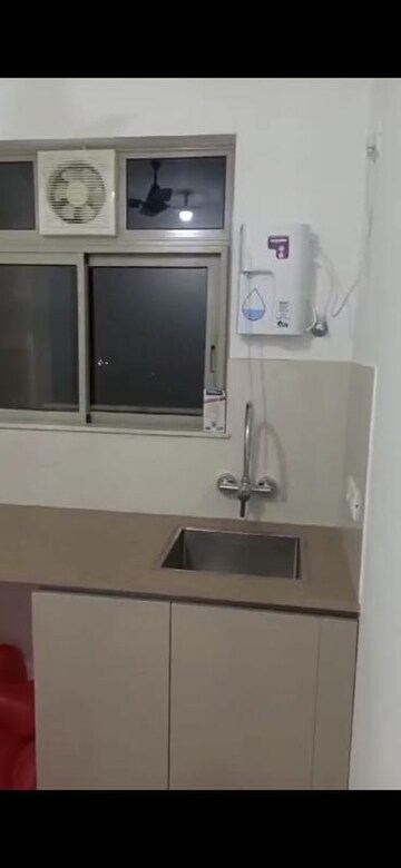 Bathroom in 1 BHK Apartment at Hiranandani Estate Solitaire C, Ghodbunder Road – for Rent