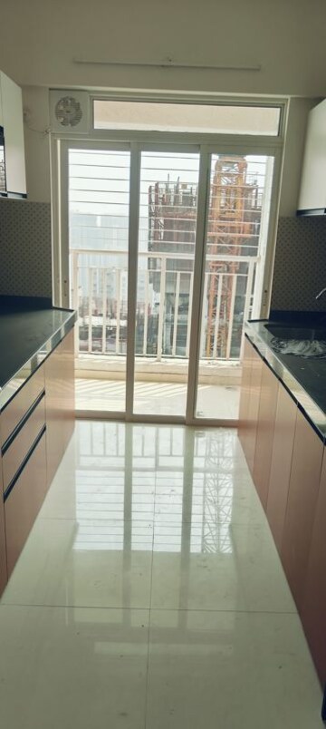 Balcony in 3 BHK Apartment at Lodha Amara, Kolshet Road – for Rent