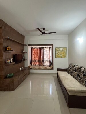 Living Room in 2 BHK Apartment at Patel Smondoville, Electronic City – for Rent