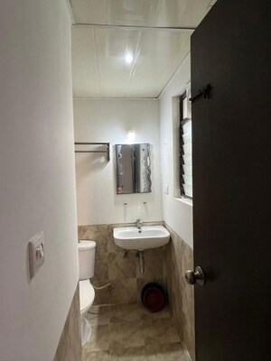 Bathroom in 2 BHK Apartment at Patel Smondoville, Electronic City – for Rent