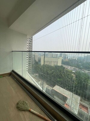 Balcony in 3 BHK Apartment at Kalpataru Magnus, Bandra East – for Rent