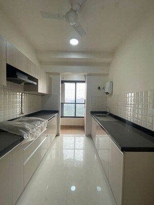 Kitchen in 3 BHK Apartment at Kalpataru Magnus, Bandra East – for Rent