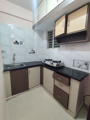 Kitchen in 1 BHK Apartment at Btm Layout – for Rent
