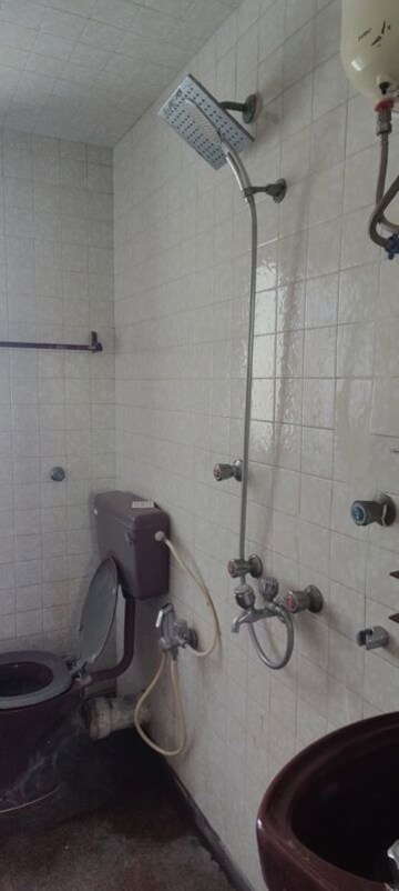 Bathroom in 2 BHK Apartment at Paschim Apartments, Dadar West – for Rent