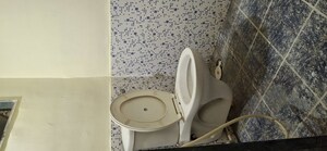 Bathroom in 1 BHK Apartment at Megh Malhar Co-op Housing Society, Ghansoli – for Rent