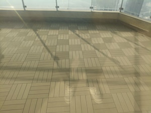 Balcony in 3 BHK Apartment at Lokhandwala Infrastructure Minerva, Mahalaxmi – for Rent