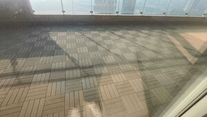 Balcony in 3 BHK Apartment at Lokhandwala Infrastructure Minerva, Mahalaxmi – for Rent