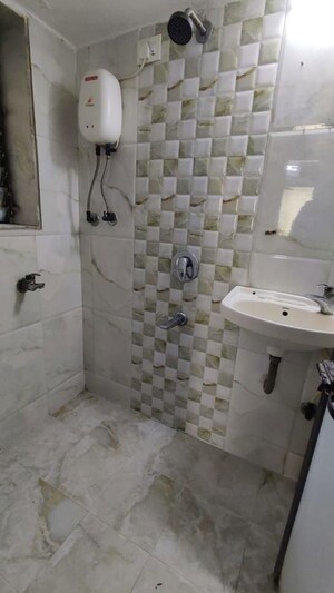 Bathroom in 1 BHK Apartment at La Chapelle Apartment, Malad West – for Rent