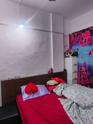 Bedroom in 1 BHK Apartment at Atlanta CHS, Malad West – for Rent