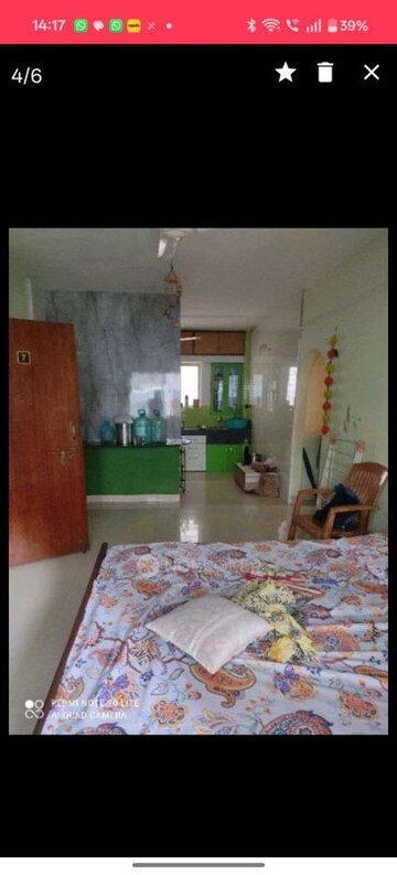 Bedroom in 1 BHK Apartment at Samarth Srushti, Wireless Colony – for Rent