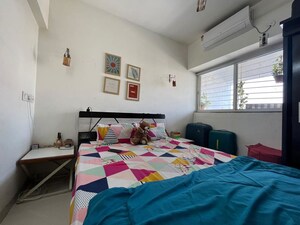 Bedroom in 2 BHK Apartment at Aswani Galaxy, Wakad – for Rent