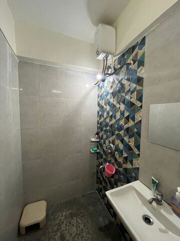 Bathroom in 2 BHK Apartment at Aswani Galaxy, Wakad – for Rent
