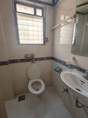 Bathroom in 2 BHK Apartment at Raunak Unnathi Gardens, Pokhran Road No One – for Rent