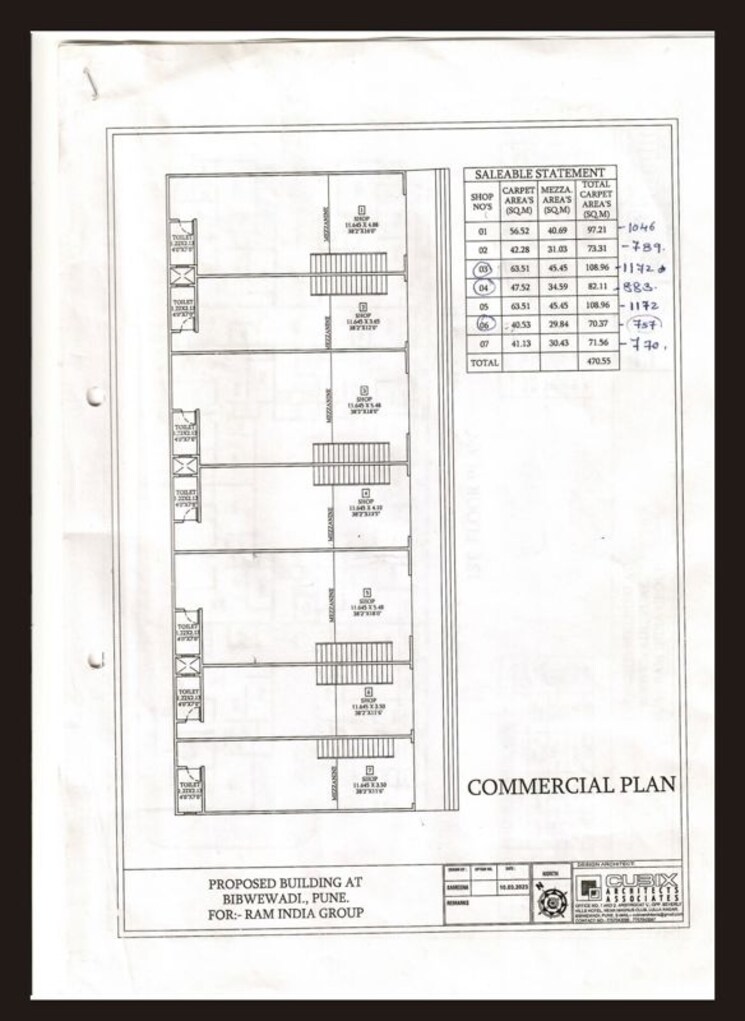 Floor Plan, bibwewadi Commercial Shop 757 Sq.Ft. In Bibwewadi Pune 9743061