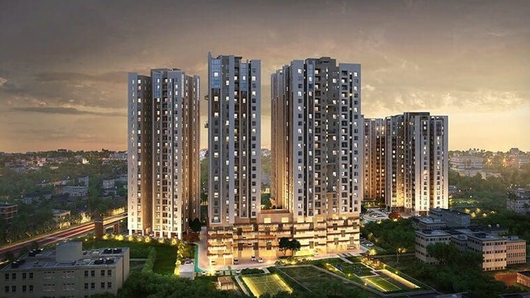Exterior View, ps-srijan-ozone 3.5 Bedroom 1700 Sq.Ft. Apartment In Em Bypass Kolkata 9743104