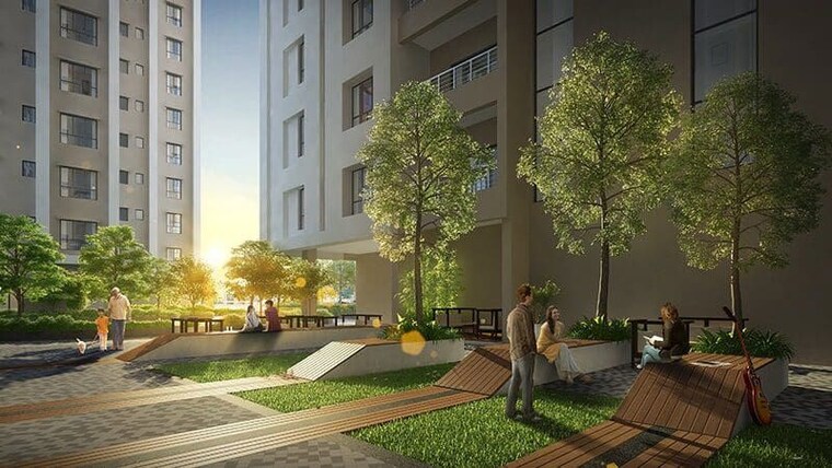 Garden, ps-srijan-ozone 3.5 Bedroom 1700 Sq.Ft. Apartment In Em Bypass Kolkata 9743104