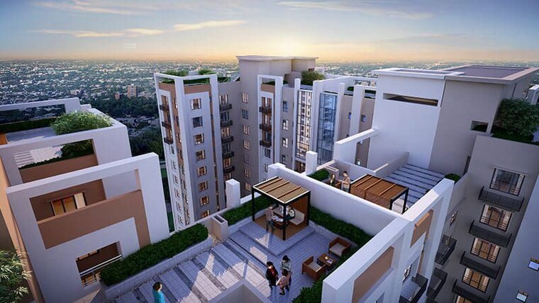 Exterior View, ps-srijan-ozone 3.5 Bedroom 1700 Sq.Ft. Apartment In Em Bypass Kolkata 9743104