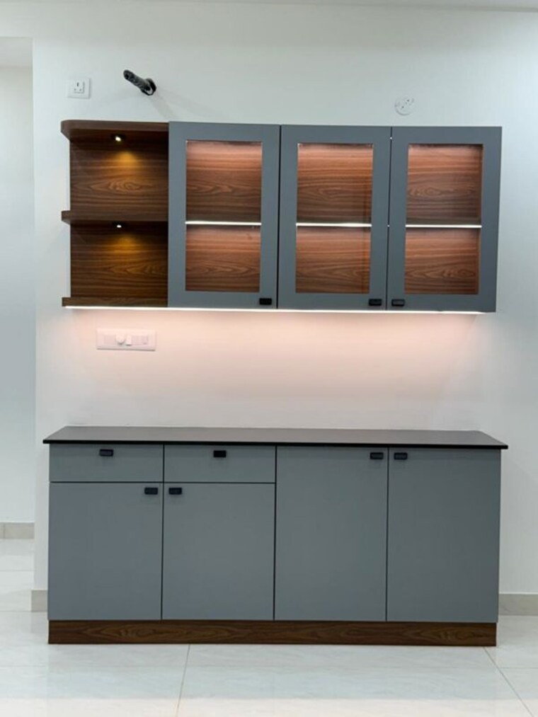 Kitchen, prestige-beverly-hills 3 Bedroom 2124 Sq.Ft. Apartment In Kokapet Hyderabad 9743141