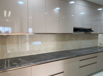 Kitchen in 3 BHK Apartment at Prestige High Fields, Gachibowli – for Rent