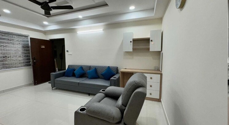 Master Bedroom, my-home-tarkshya 3 Bedroom 1957 Sq.Ft. Apartment In Kokapet Hyderabad 9743145