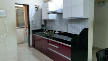 Kitchen in 2 BHK Apartment at GK Dwarka Heights, Pimple Saudagar – for Rent
