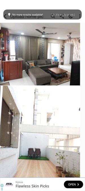 Master Bedroom in 3 BHK Penthouse at Wakad – for Rent