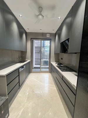 Kitchen in 4 BHK Builder Floor at Safdarjung Enclave – for Rent