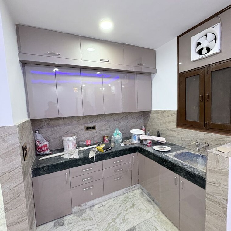 Kitchen, khirki extension 2 Bedroom 75 Sq.Yd. Builder Floor In Khirki Extension Delhi 9743276