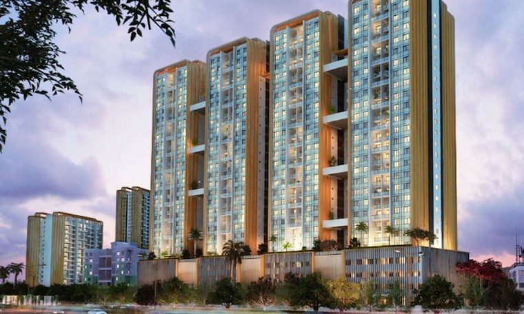 Exterior View, duville-riverdale 3 Bedroom 1070 Sq.Ft. Apartment In Kharadi Pune 9743280
