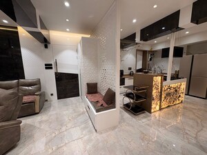 Living Room in 4 BHK Apartment at Ganga Bhagyoday Towers, Sinhagad Road – for Sale