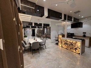 Living Room in 4 BHK Apartment at Goel Ganga Bhagyoday Towers, Sinhagad Road – for Sale