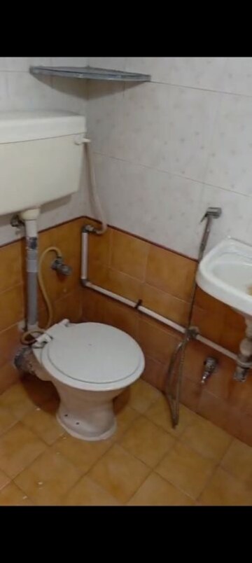 Bathroom in 1 BHK Apartment at Vijay Galaxy, Waghbil – for Rent
