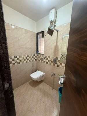Bathroom in 1 BHK Apartment at Madhav Dham Malad East, Malad East – for Rent