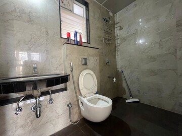 Bathroom in 2 BHK Apartment at Nyati Elysia 3, Kharadi – for Rent